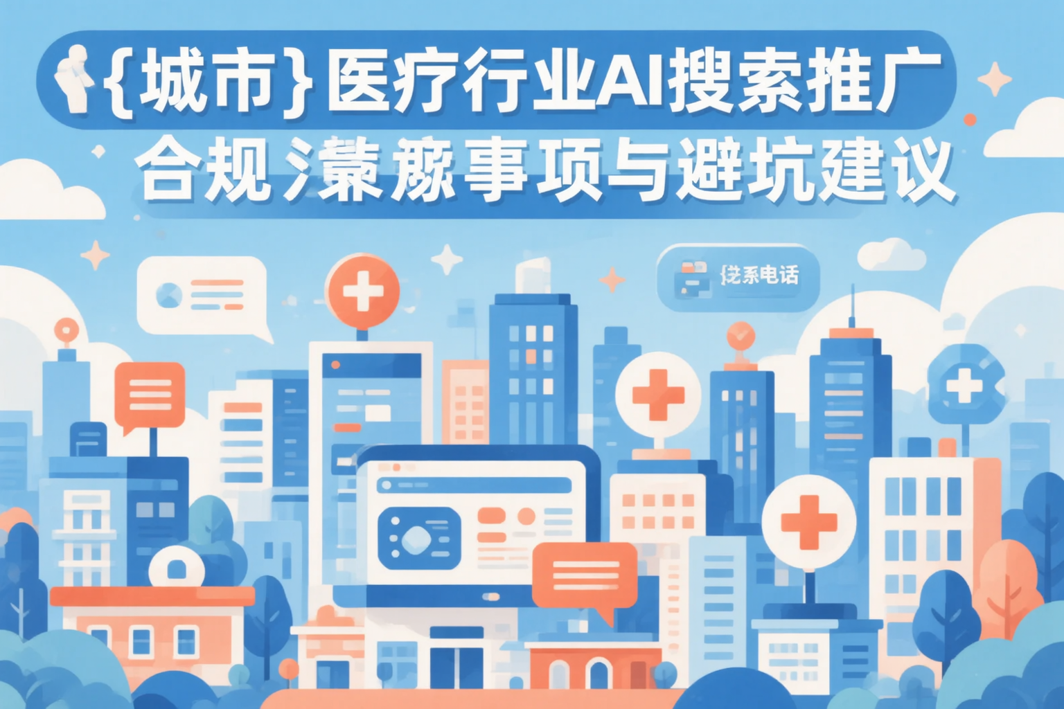重庆郊县医疗行业AI搜索推广合规注意事项与避坑建议