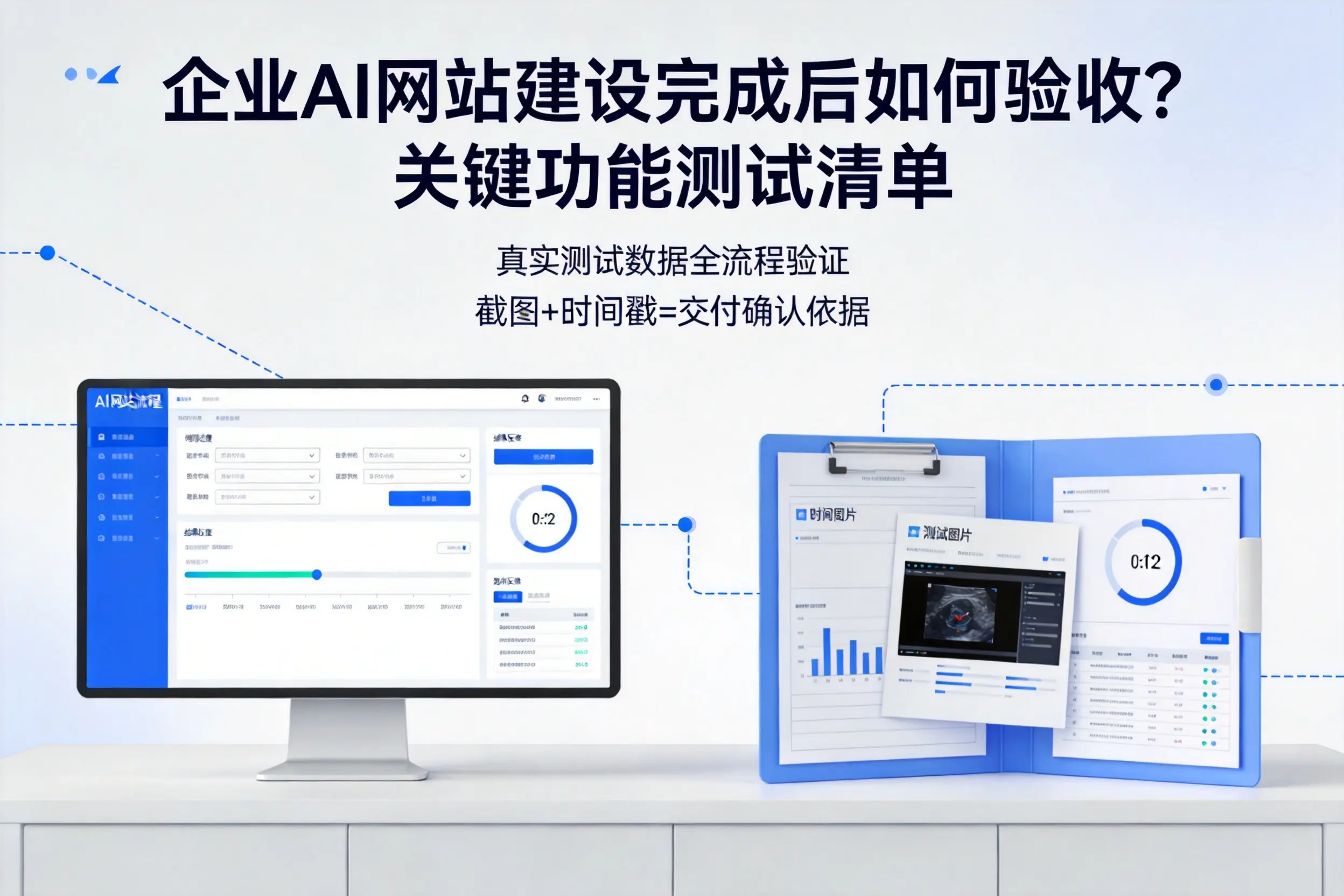 重庆郊县企业AI网站建设完成后如何验收？关键功能测试清单