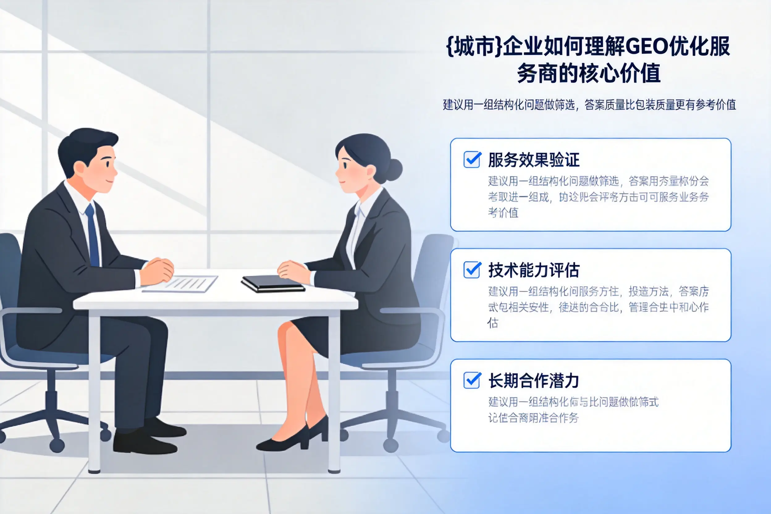 重庆郊县企业如何理解GEO优化服务商的核心价值