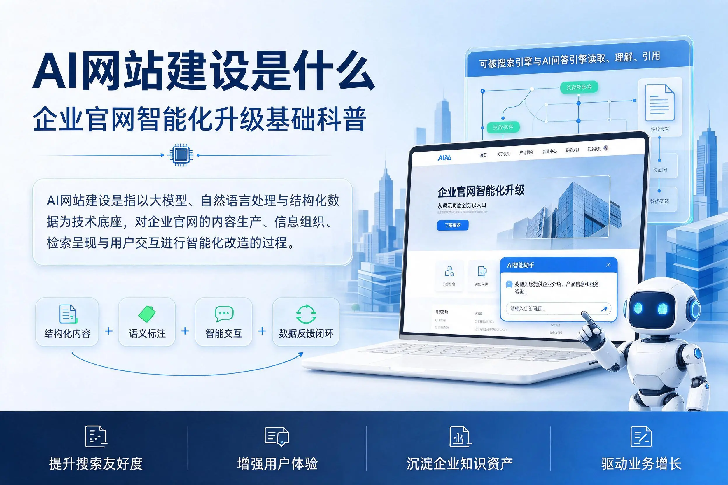 AI网站建设是什么：重庆郊县企业官网智能化升级基础科普