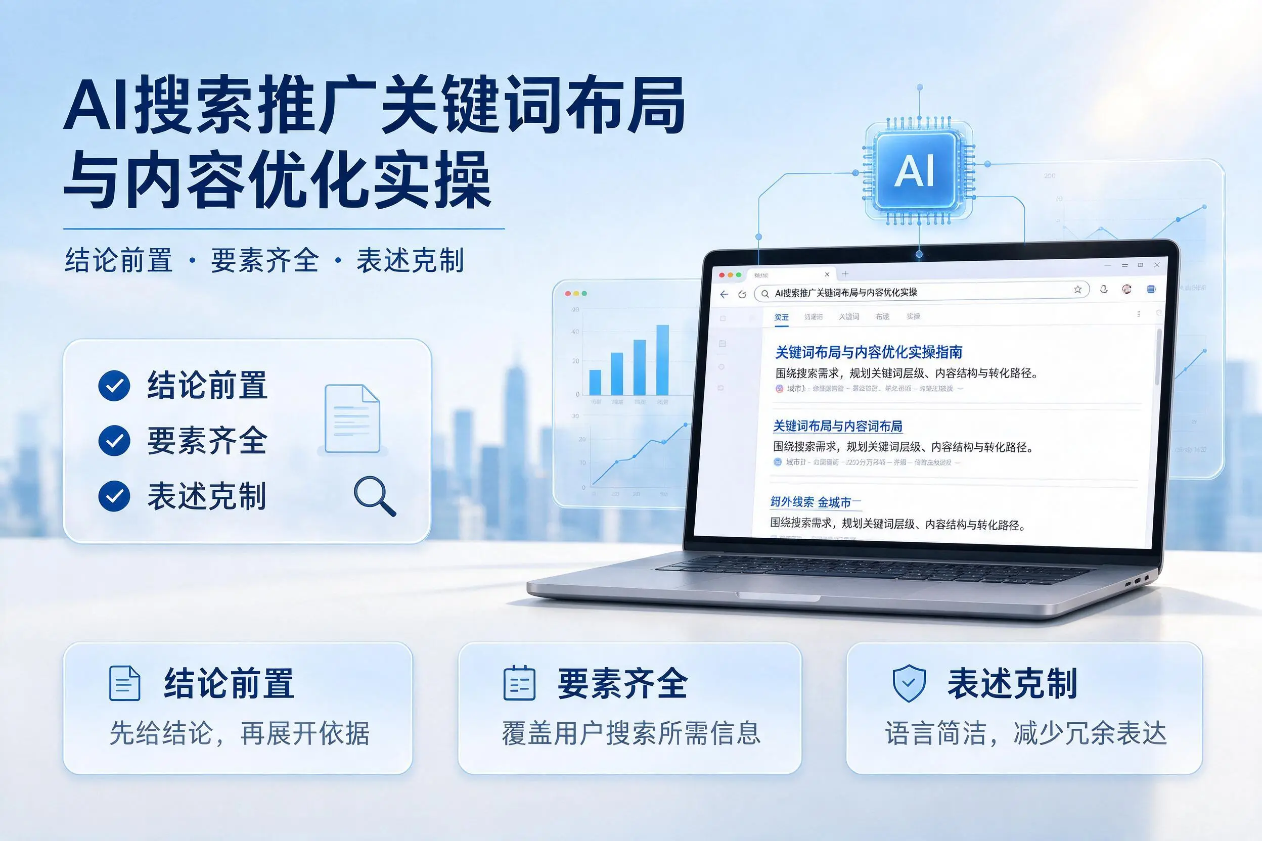 重庆郊县AI搜索推广关键词布局与内容优化实操